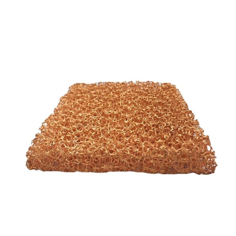 85%~99% Porosity Copper Metal Foam Sheet Cu Metal Foam