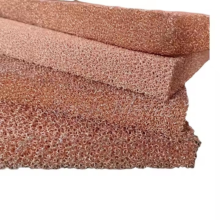 High Thermal Conductivity Cu Copper Foam Copper Metal Cu Foam