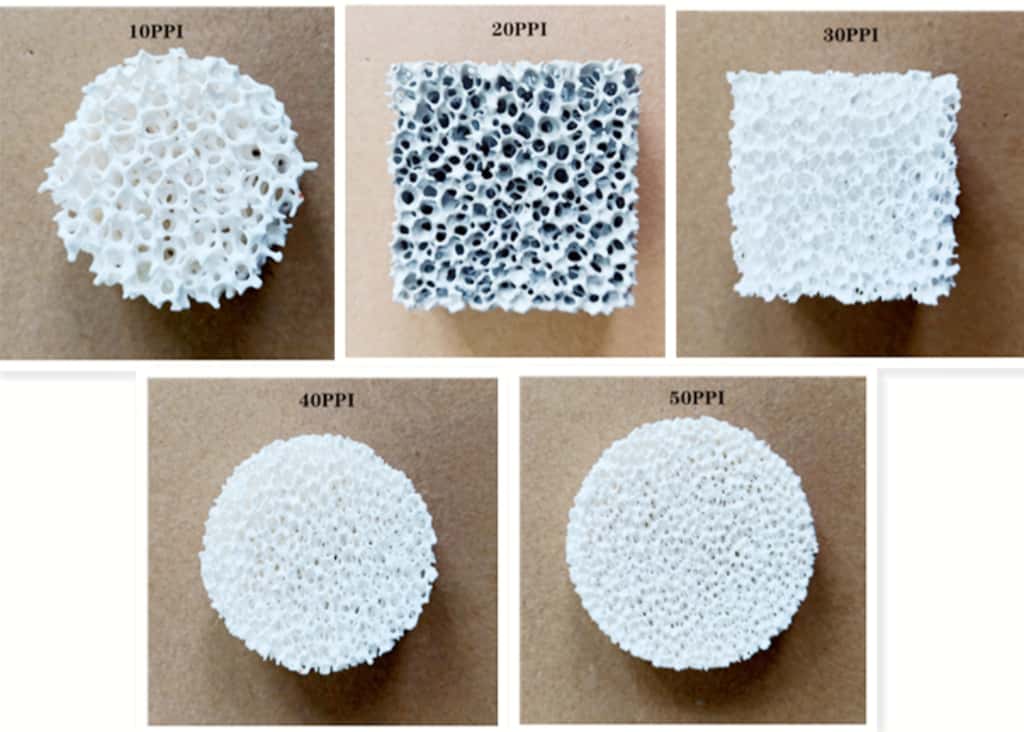 Porous Alumina ceramic foam filter 1
