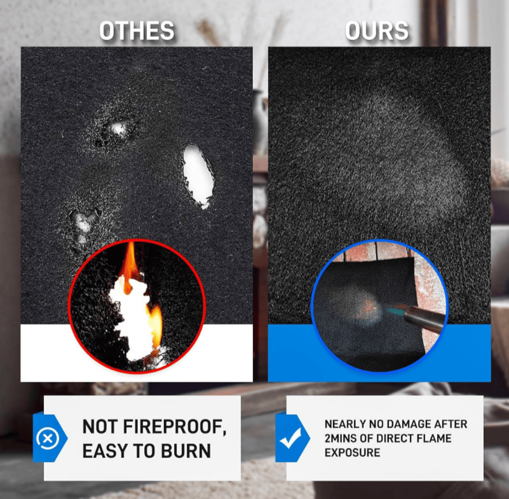 90% Porosity High-temperature Resistant Conductive Graphite Carbon Felt Carbon Fiber Felt 2