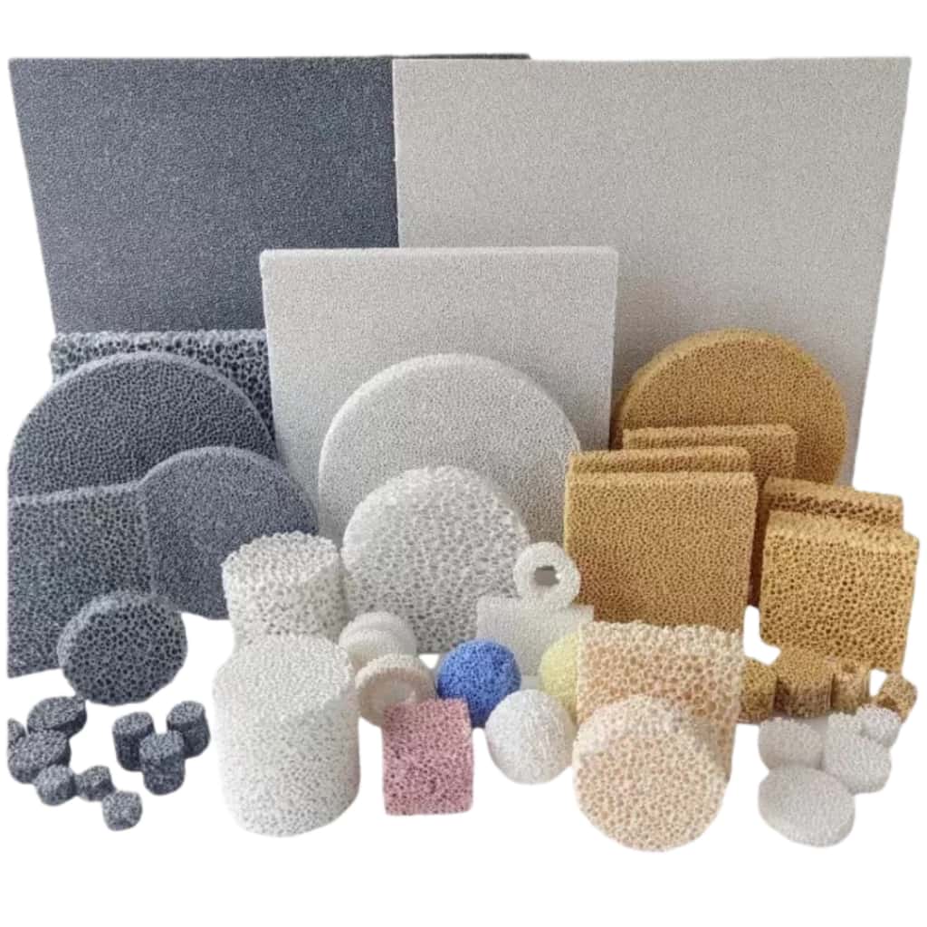 Porous Alumina ceramic foam filter 2