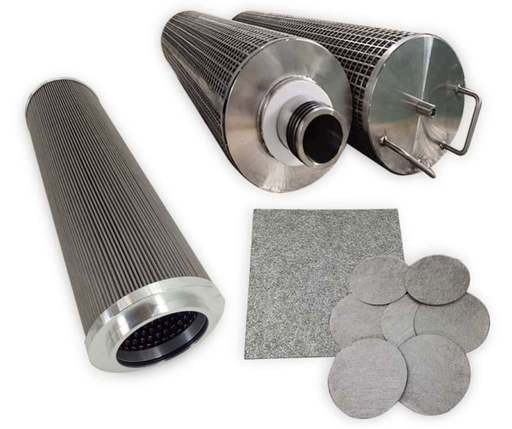 The Melt Filter Element/Stainless Steel Filter/SS Filter are Made of Sintered Stainless Steel Fiber Felt Melt Filter 2