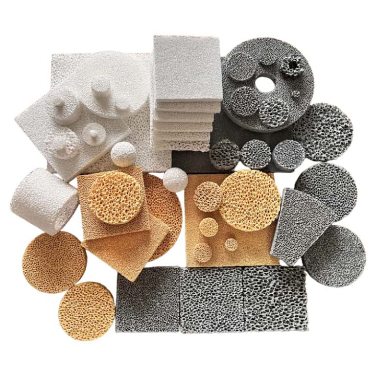 Maßgeschneiderter Keramikschaum Siliziumkarbid Aluminiumoxid Zirkoniumoxid Schaum