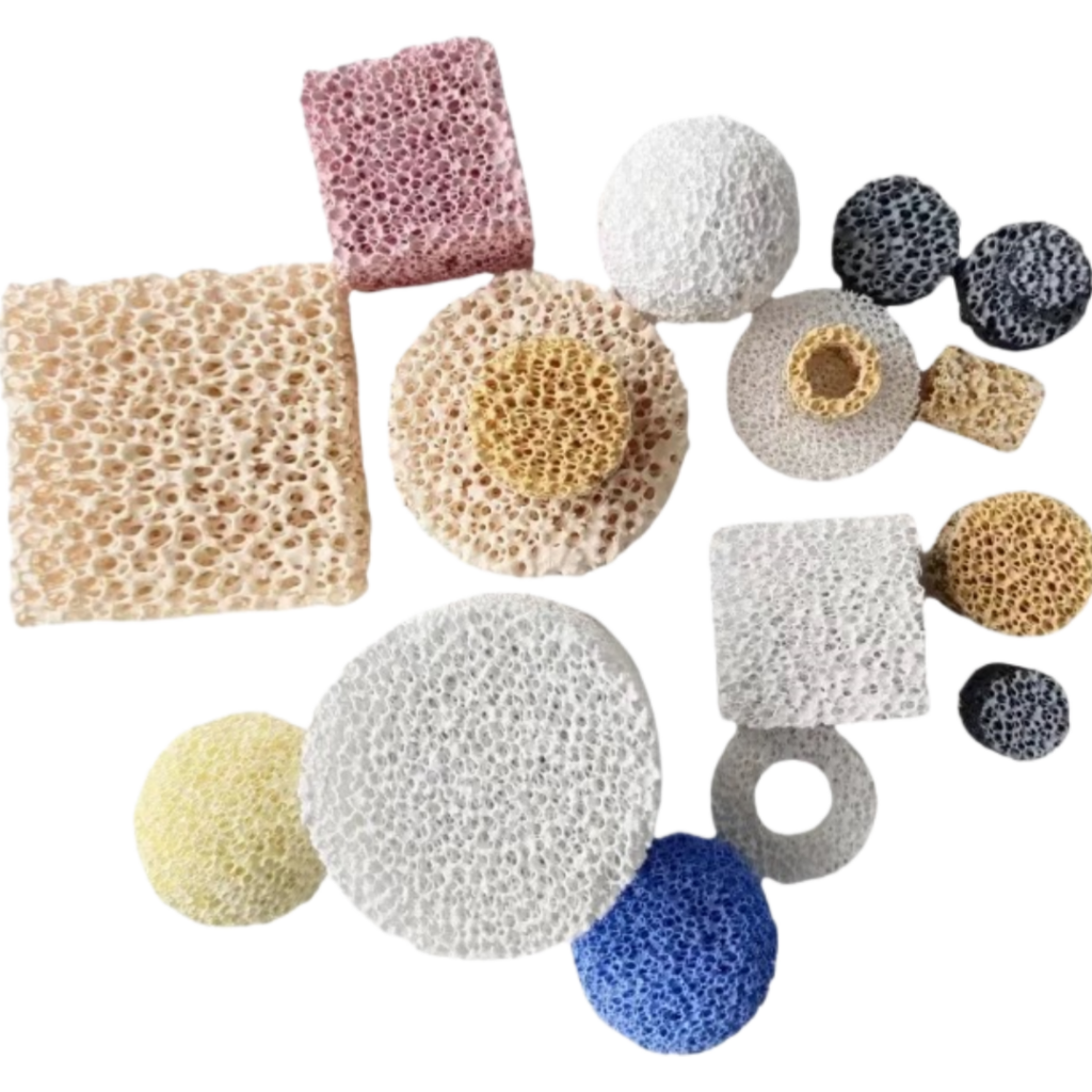 Porous Alumina ceramic foam filter 3