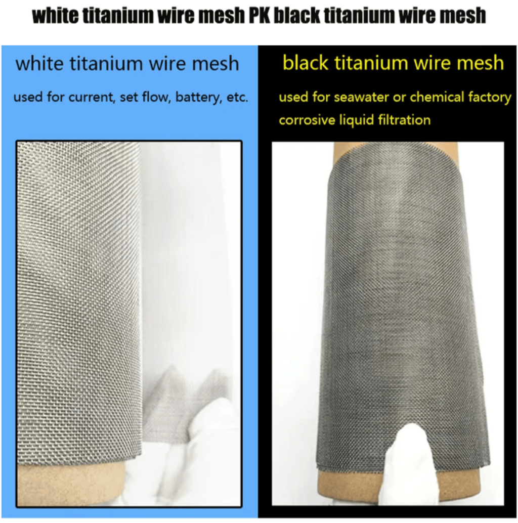 Ti Metal Mesh Titanium Metal Mesh For Electrolyzer Water Treatment 11