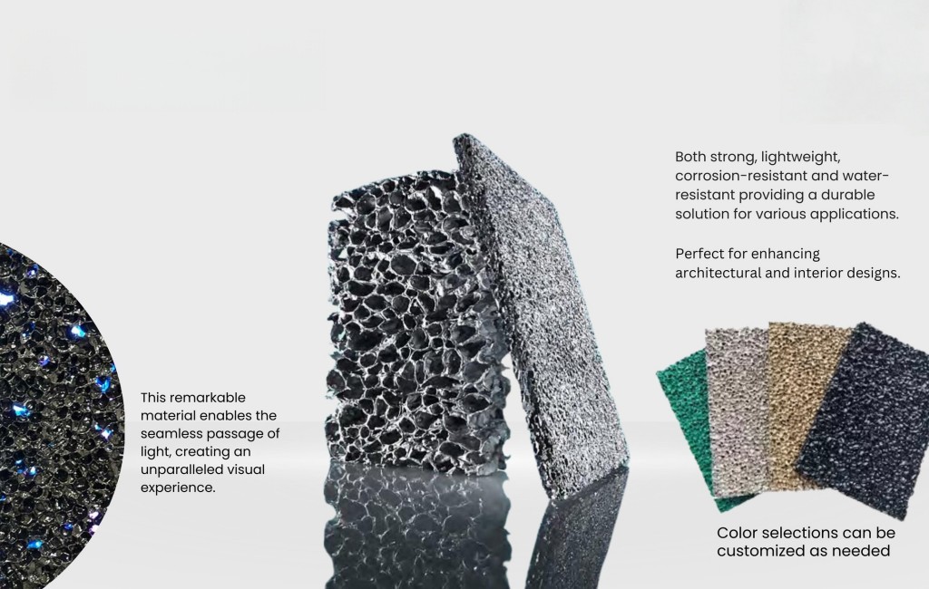 Open-Cell Aluminum Foam Board for Construction Applications 4