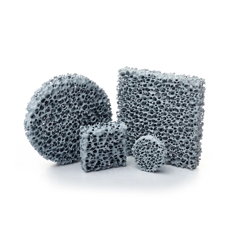 Porous Silicon SiC Carbide Ceramic Foam Filter