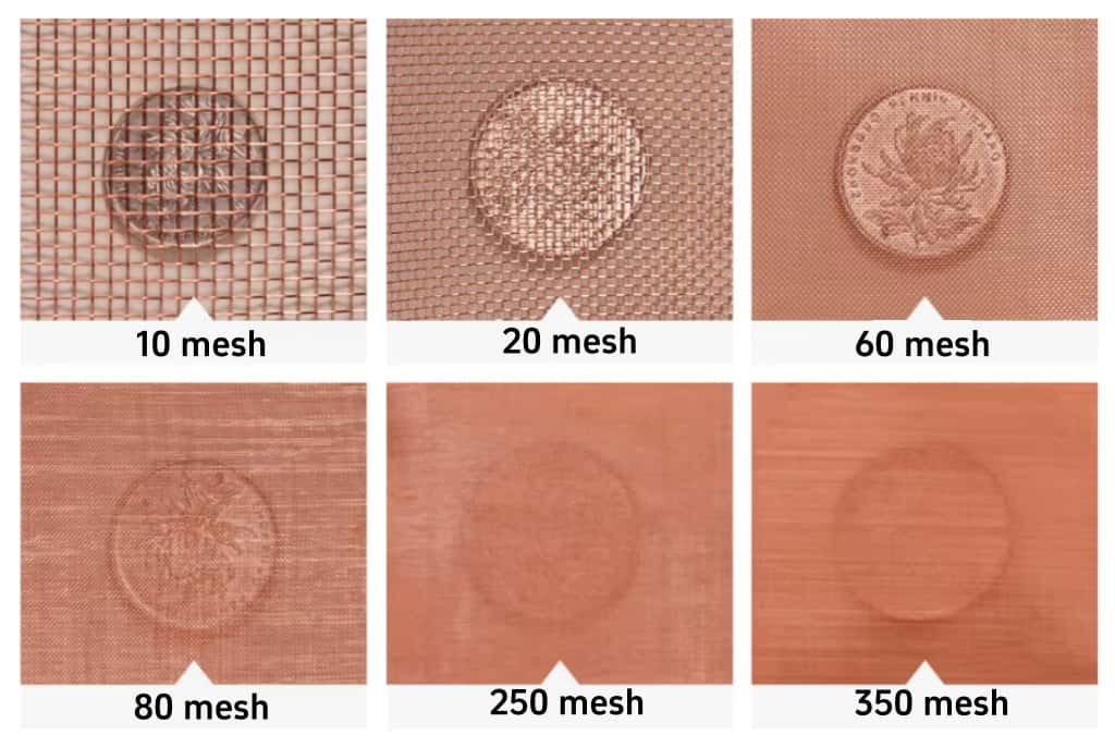 High purity Brass Wire Mesh Cu Metal Mesh Copper Metal Mesh Corrosion Resistance 2