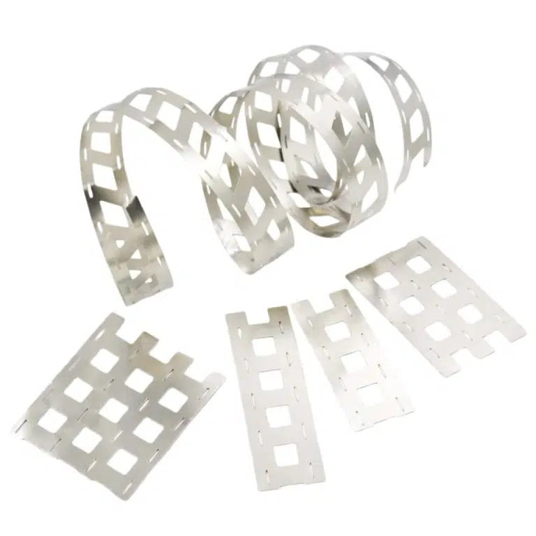 0.3mm Pure Nickel Strip Nickel Sheets Foils Strip Easy Welding Solder Tabs With Dimple for Battery Connection