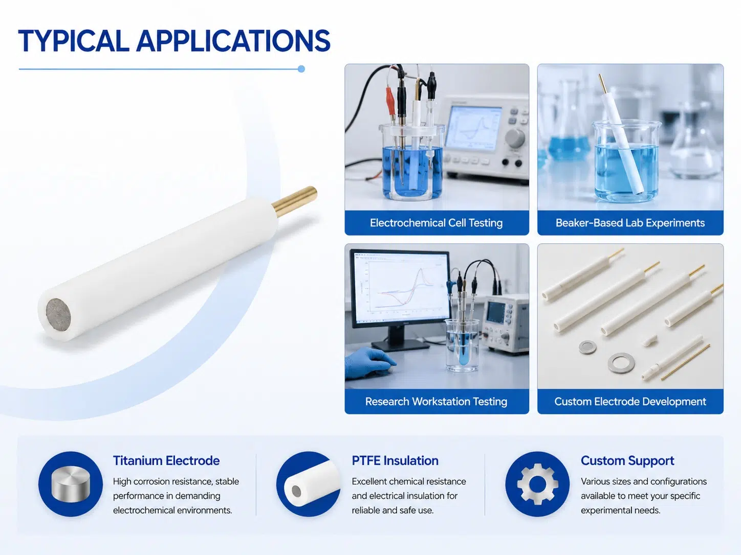 Custom Titanium Disc Electrode – Grade 1 / Grade 2 Ti Round Electrode for Electrolysis & Lab Use 9