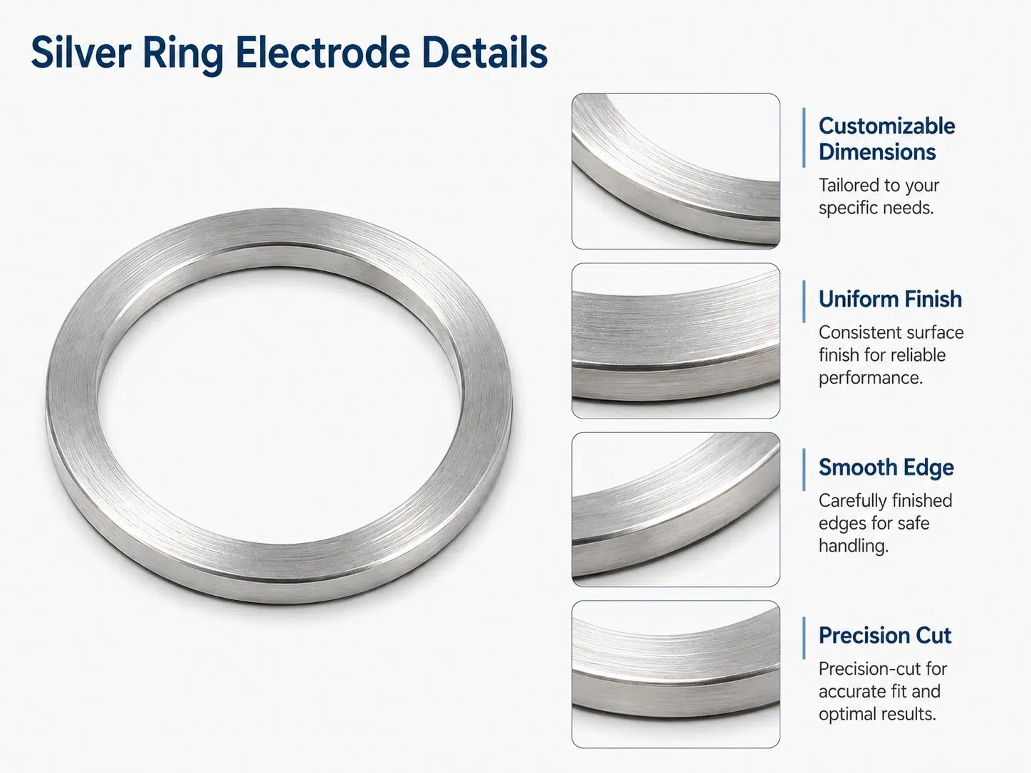 High-Purity Silver Ring Electrodes – Custom Ag Ring Electrodes for Sensors, Corrosion Studies & Electrochemical Research 9