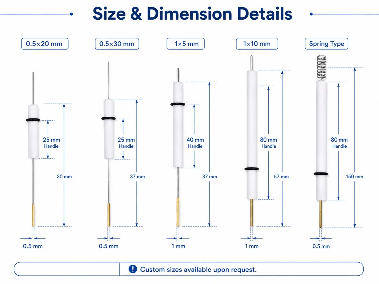 High-Purity Platinum Wire Electrode (99.99% Pt) – Precision Spiral & Straight Designs with Customizable Lengths for Laboratory Research 9