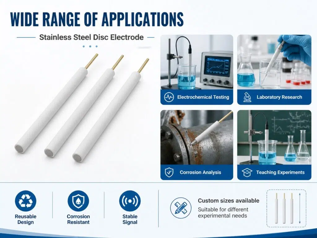 Custom Stainless Steel Disc Electrode – Diameter, Thickness & Surface Finish Tailor‑Made 10