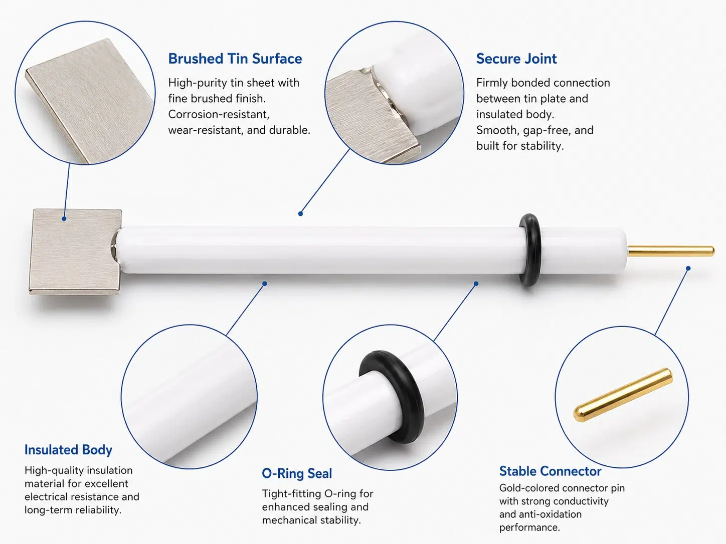 99.99% High-Purity Tin (Sn) Sheet Electrodes | Customizable Precision Sn Anodes for Battery R&D, Electroplating, and Electrochemical Sensors 10