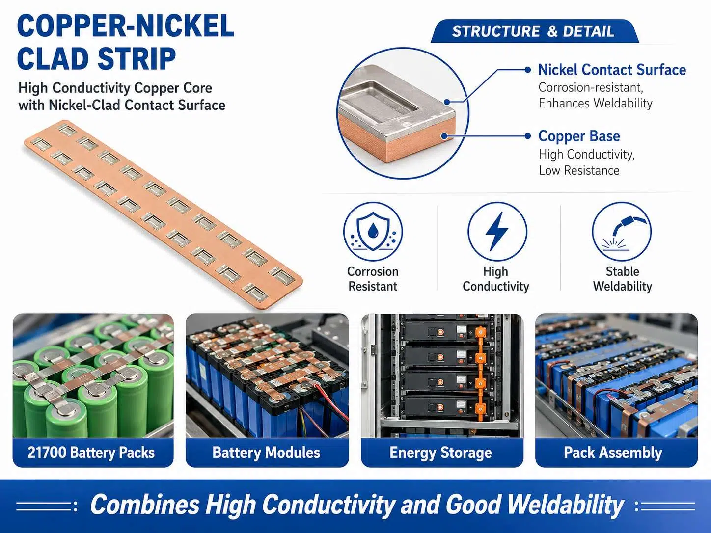 High-Performance Copper Nickel Clad Strip | Custom Bimetal Solutions 2