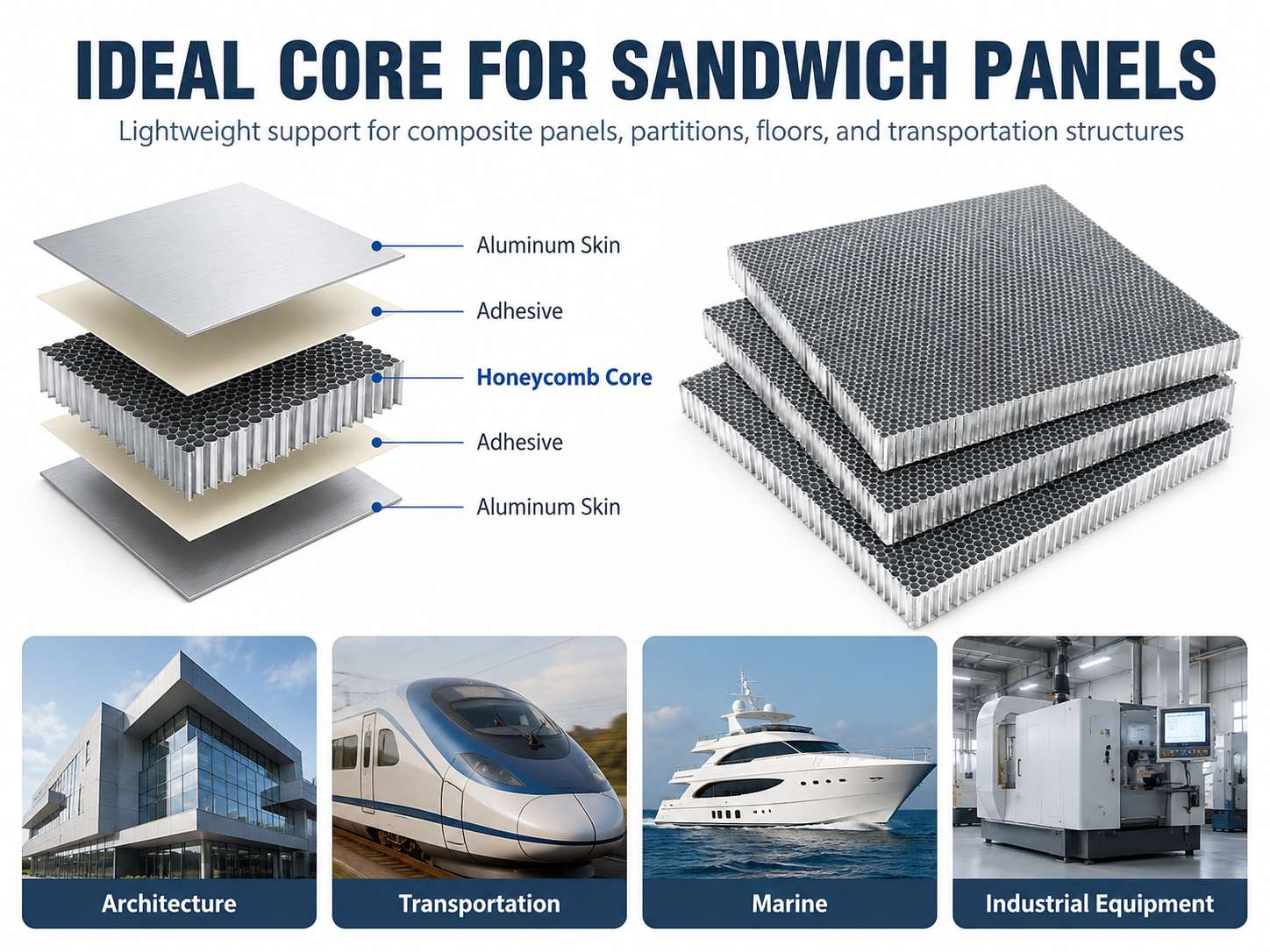Custom Aluminum Honeycomb Core & Panels for Lightweight Structural Solutions 1