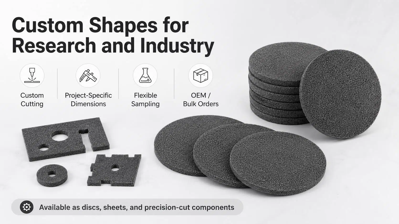Nickel Chromium Aluminum (Ni‑Cr‑Al) Metal Foam for High‑Temperature Burners and Catalyst Supports 9