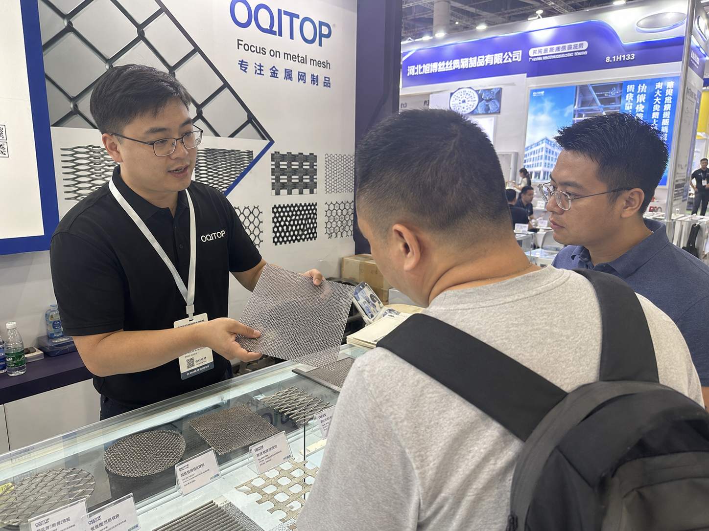 OQITOP Showcases High-Performance Metal Mesh Solutions at China New Materials Expo 1