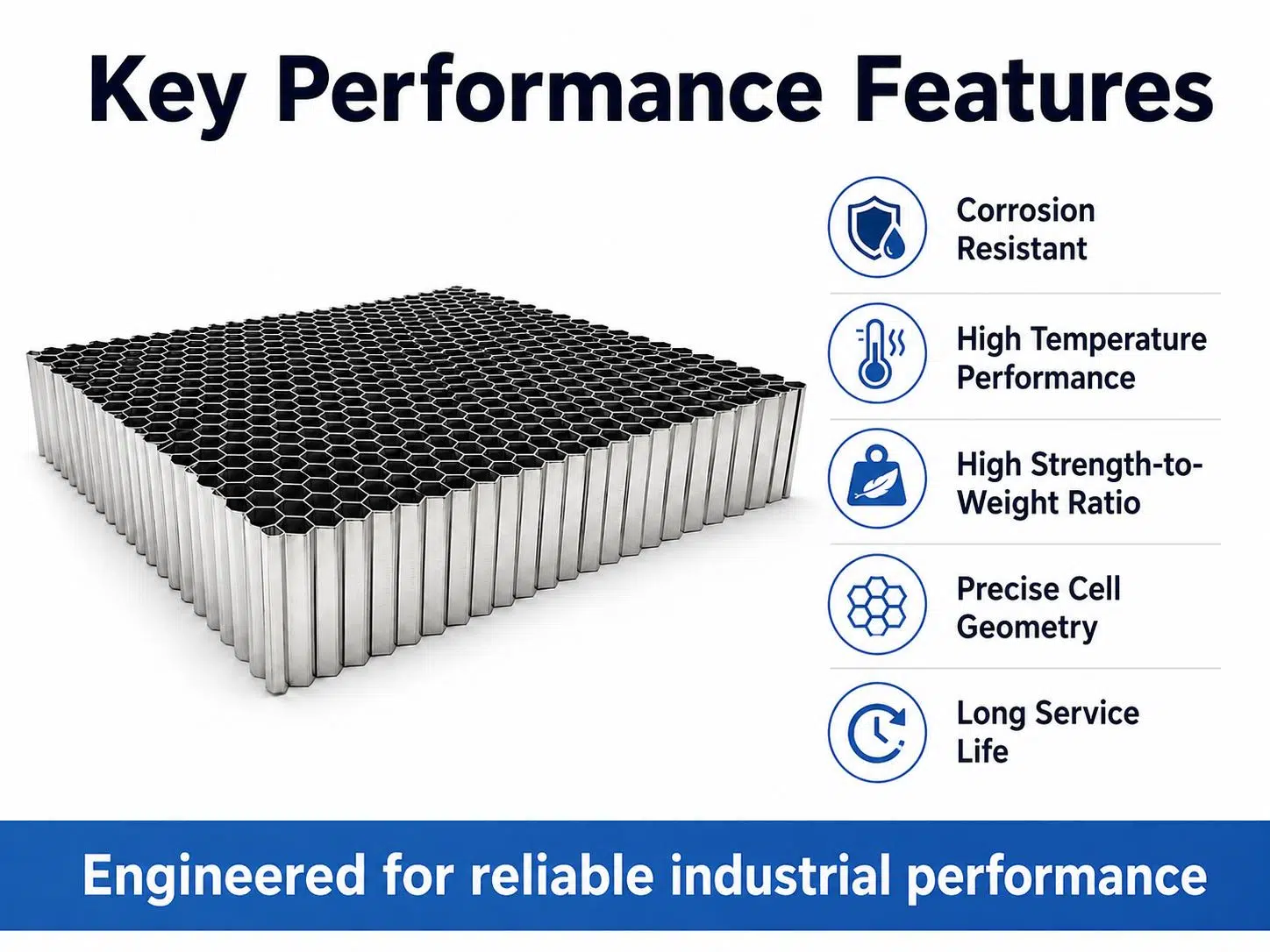 Premium Stainless Steel Honeycomb Core & Panels | 304/316 Grade for Industrial & Architectural Applications 2