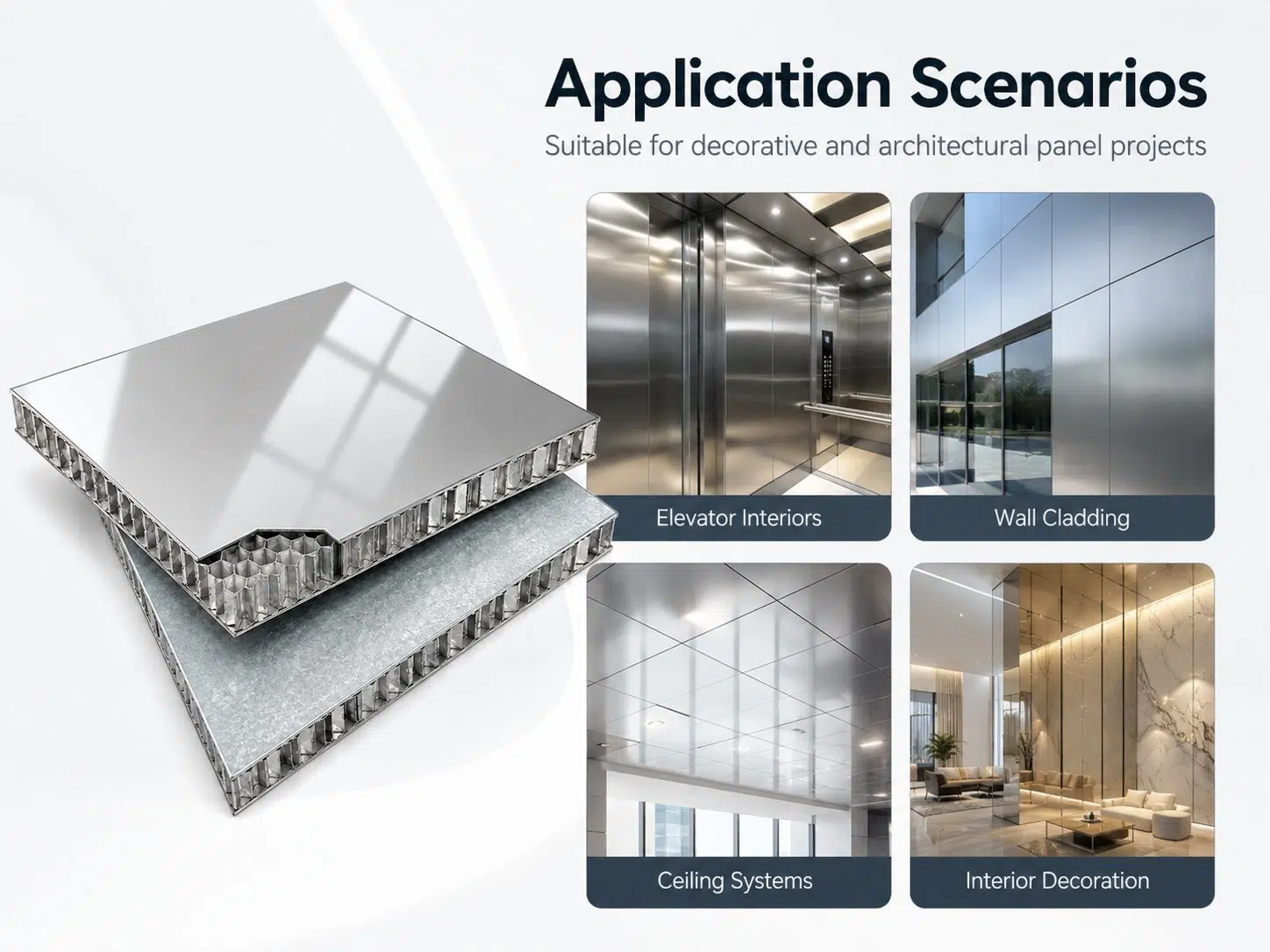 High-Strength Stainless Steel Honeycomb Panels – 304/316L, Lightweight, Fire & Corrosion Resistant 2