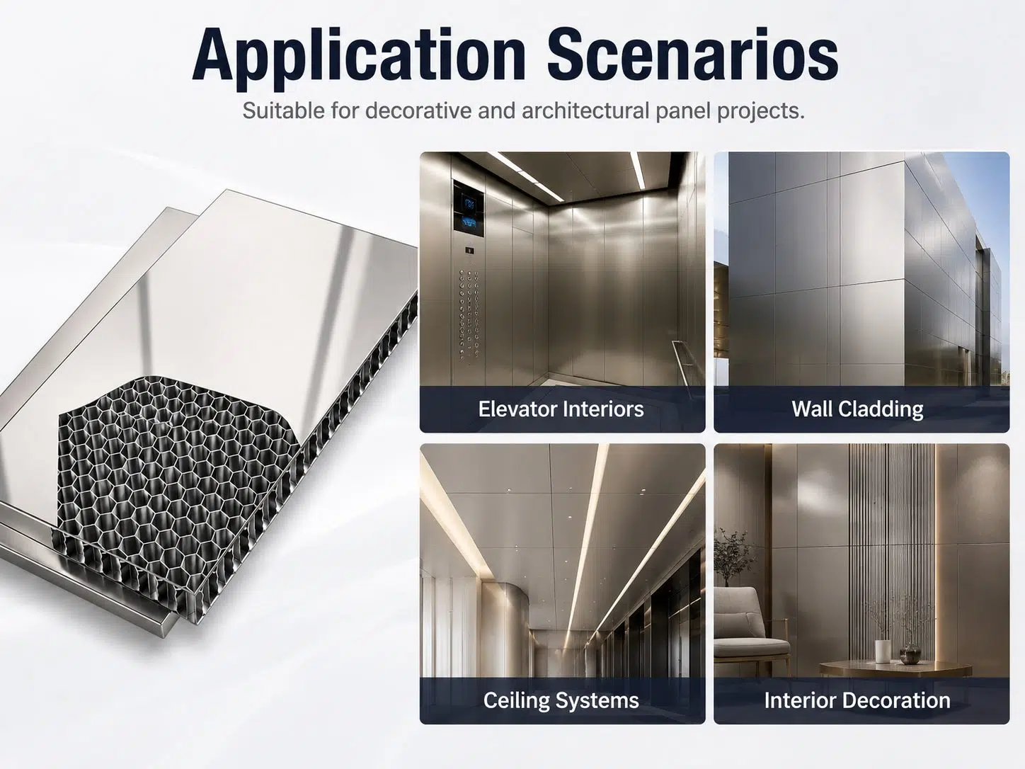 Premium Stainless Steel Honeycomb Sandwich Panels: Ultra-Durable 304/316 Grade for High-End Architecture & Industrial Engineering 2