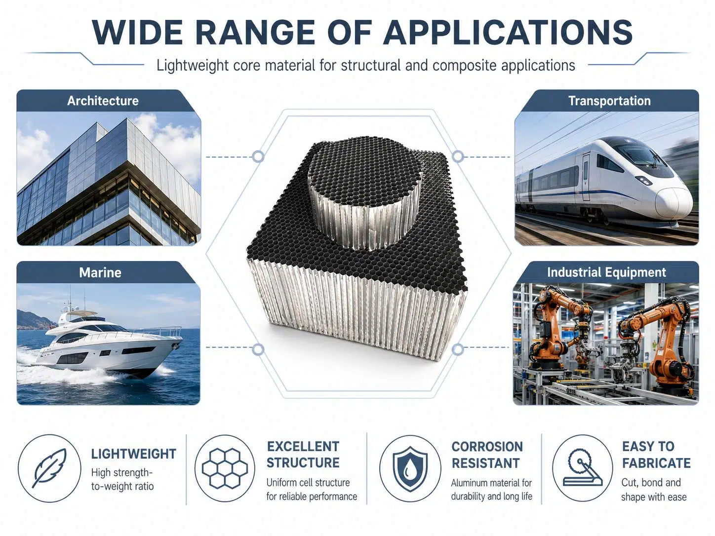 Custom Aluminum Honeycomb Core and Sandwich Panels – Lightweight Structural Solutions 2