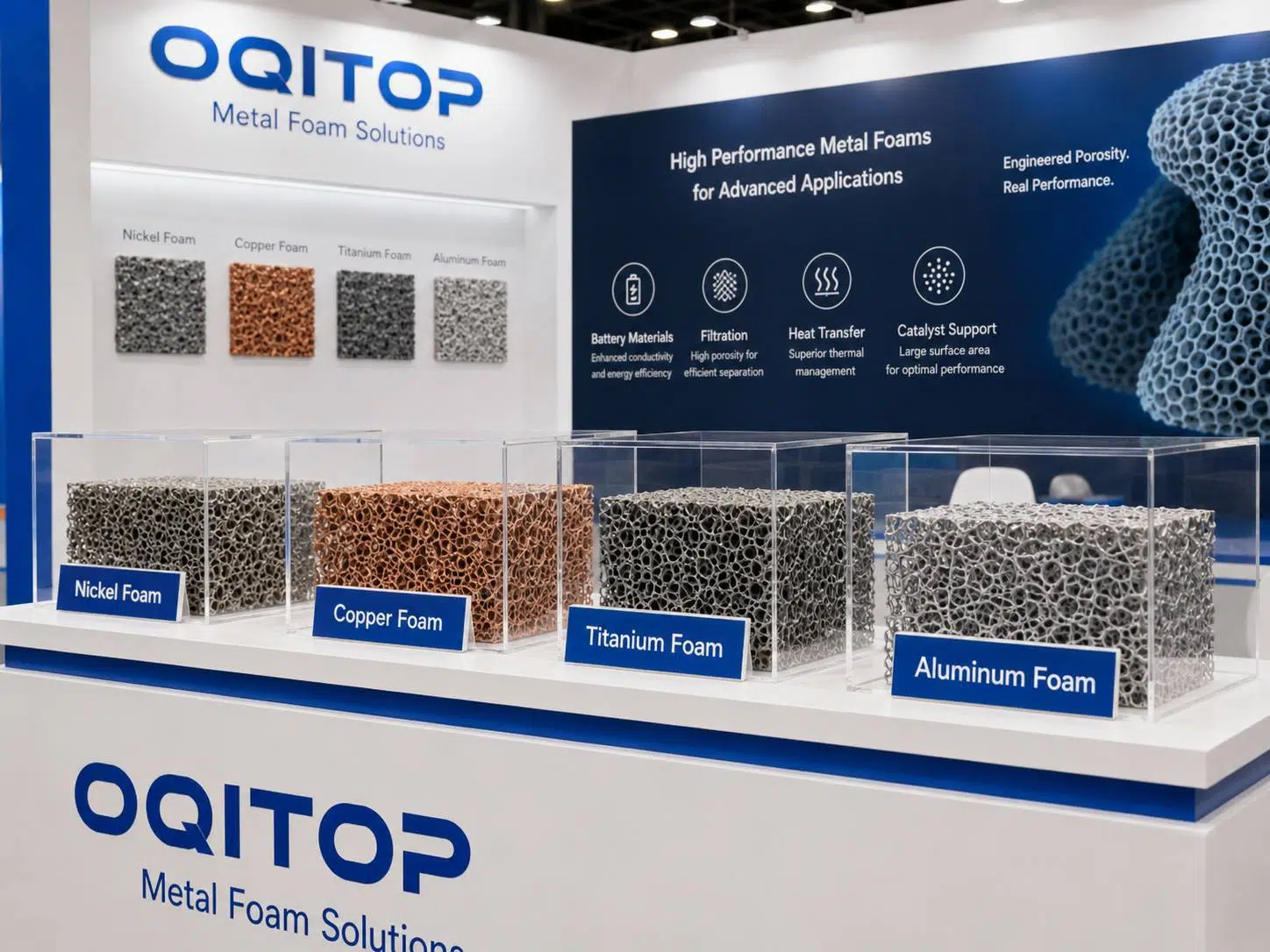 OQITOP Showcases Advanced Metal Foam Materials at International Metal Materials Exhibition 2