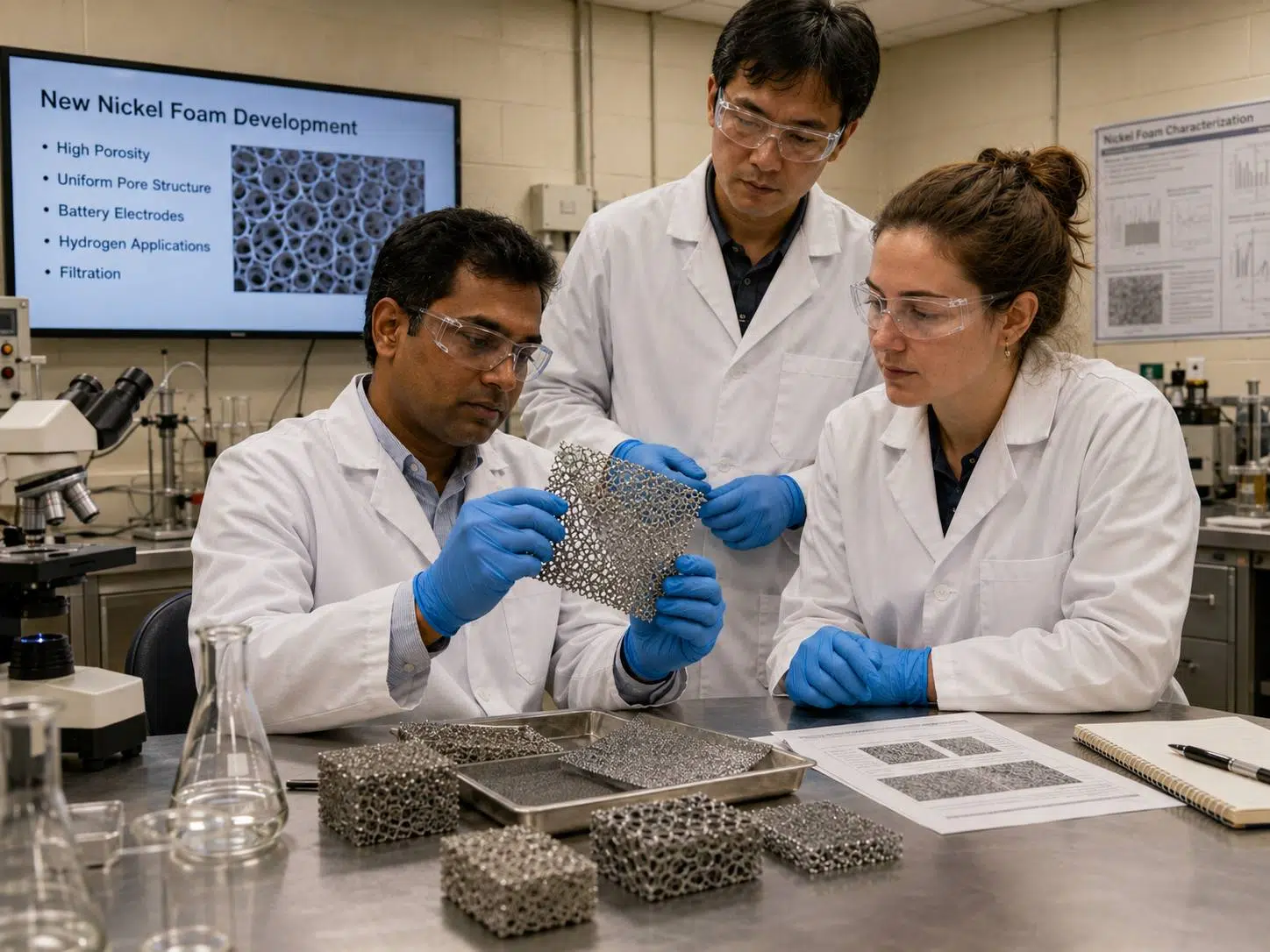 OQITOP Advances Development of Next-Generation Nickel Foam Materials in Laboratory R&D Program 2