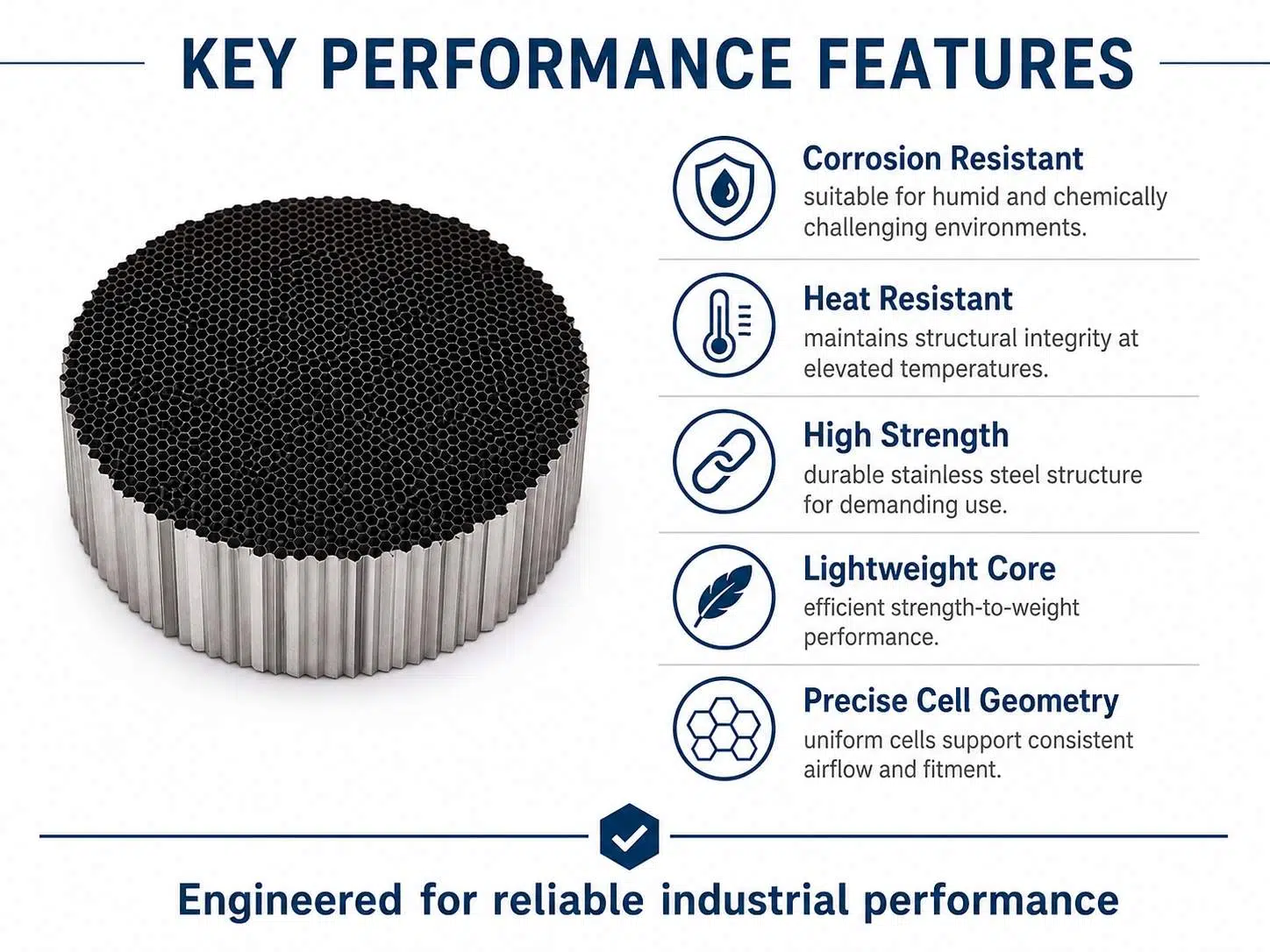 High-Precision Stainless Steel Honeycomb Core & Sandwich Panels: Industrial-Grade 304/316 for Thermal & Structural Excellence 3