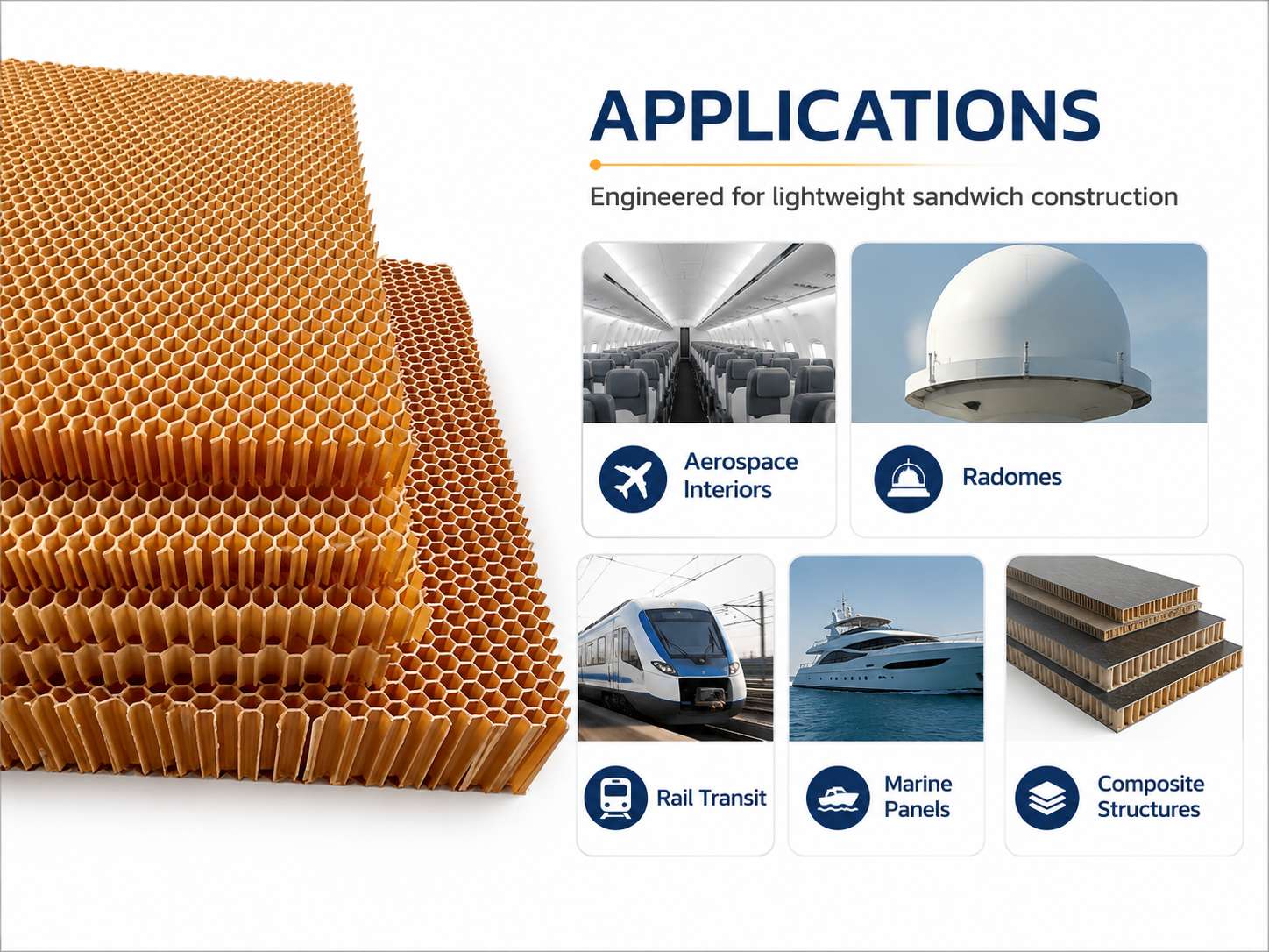 High-Performance Aramid Honeycomb Core: Ultra‑Lightweight Structural Solution for Aerospace, Marine & Industrial Panels 3