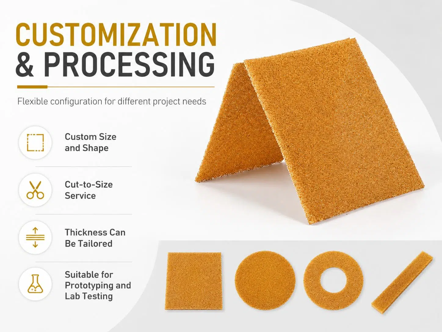 GOLD FOAM – High Purity Open‑Cell Gold Foam Sheet for Electrodes, Catalysts & EMI Shielding 11