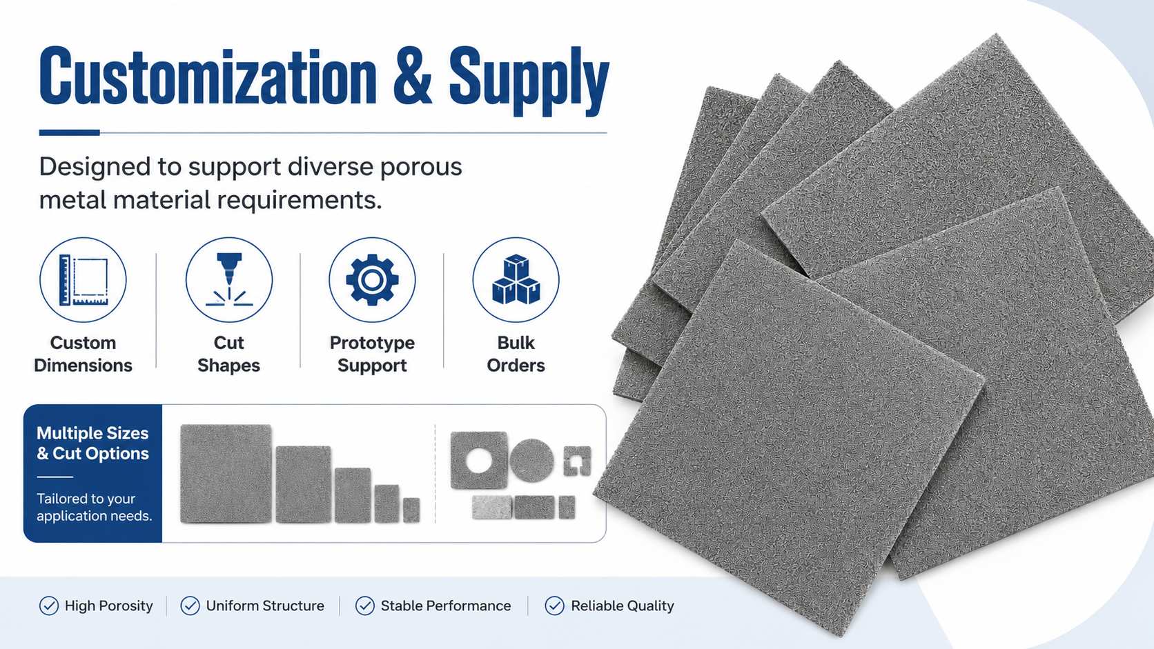 Nickel Aluminum (Ni‑Al) Foam for High‑Temperature Catalysts, Burners and Filters 11
