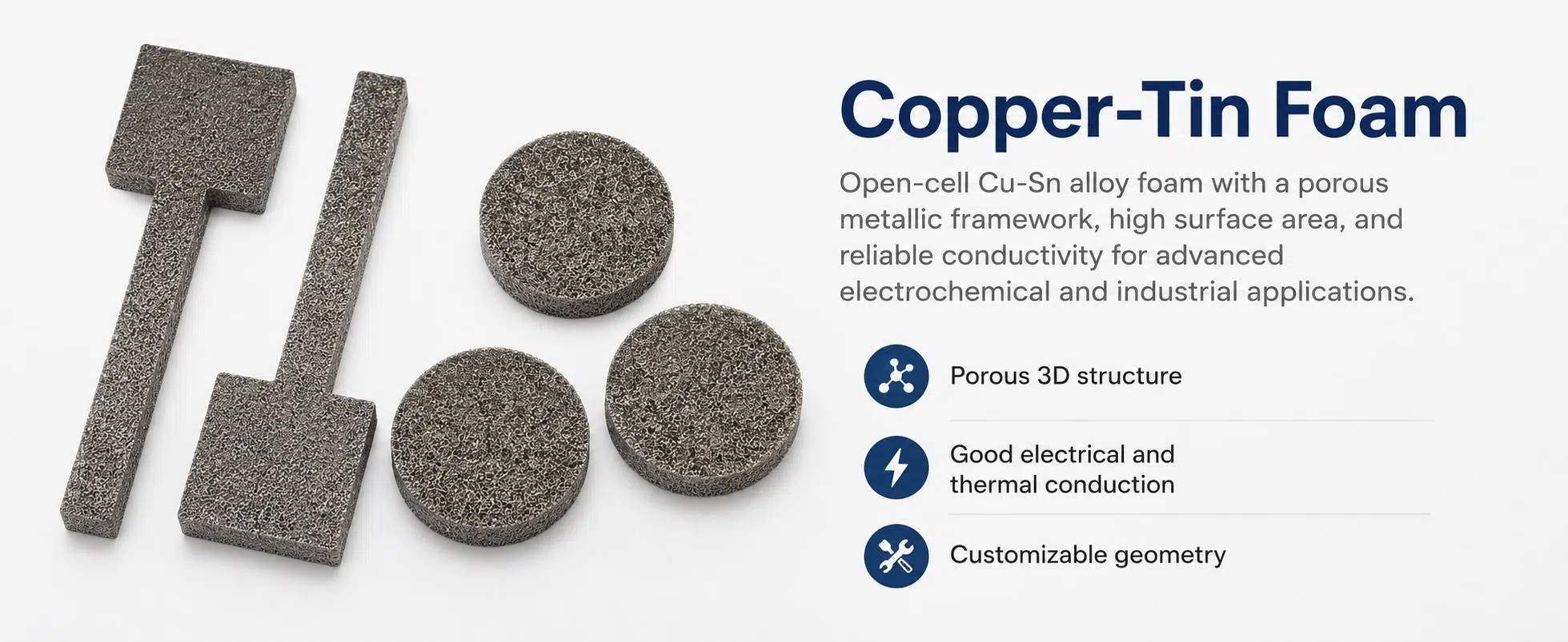 Copper Tin (Cu‑Sn) Metal Foam for Electrocatalysis and Battery Electrodes 9