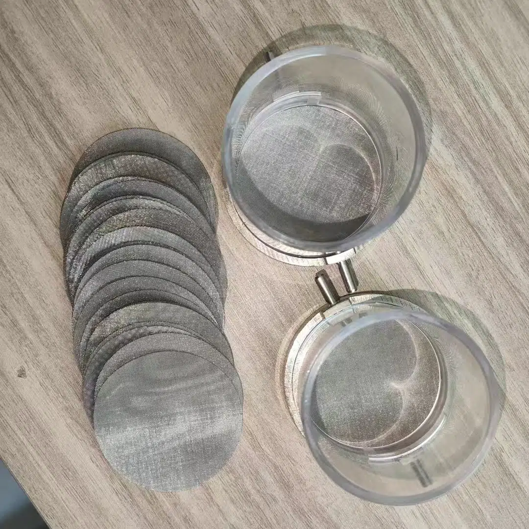 Custom Circular Titanium Mesh for a University Filtration Project in Munich, Germany 2