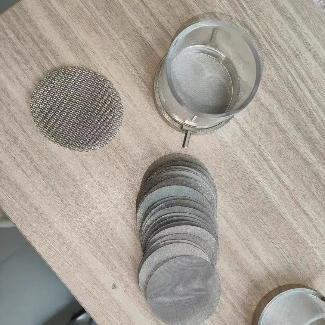 Custom Circular Titanium Mesh for a University Filtration Project in Munich, Germany 1
